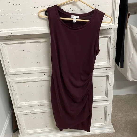leith ruched body-con sleeveless dress Leith Ruched Body-Con Sleeveless Dress (Women)